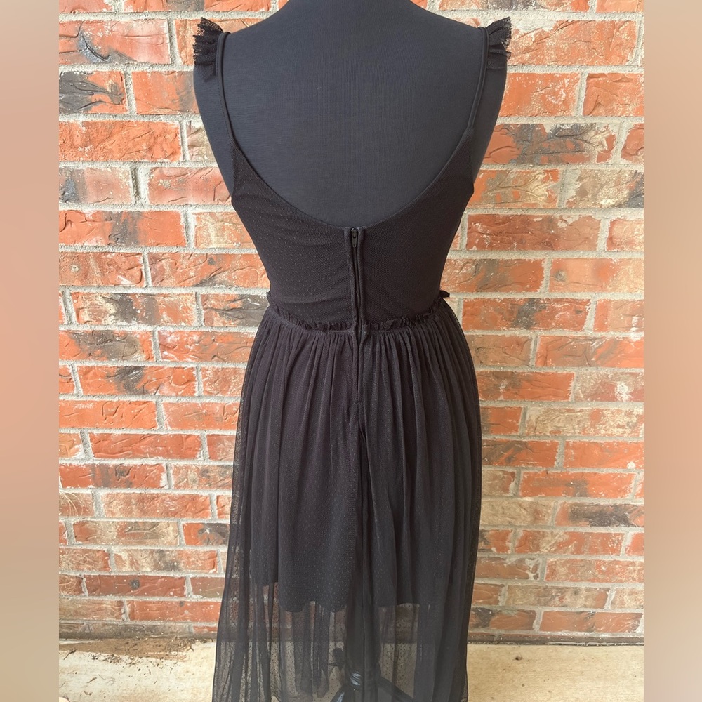 Honey and Rosie Rose Embroidered Long Dress - Picture 3 of 14